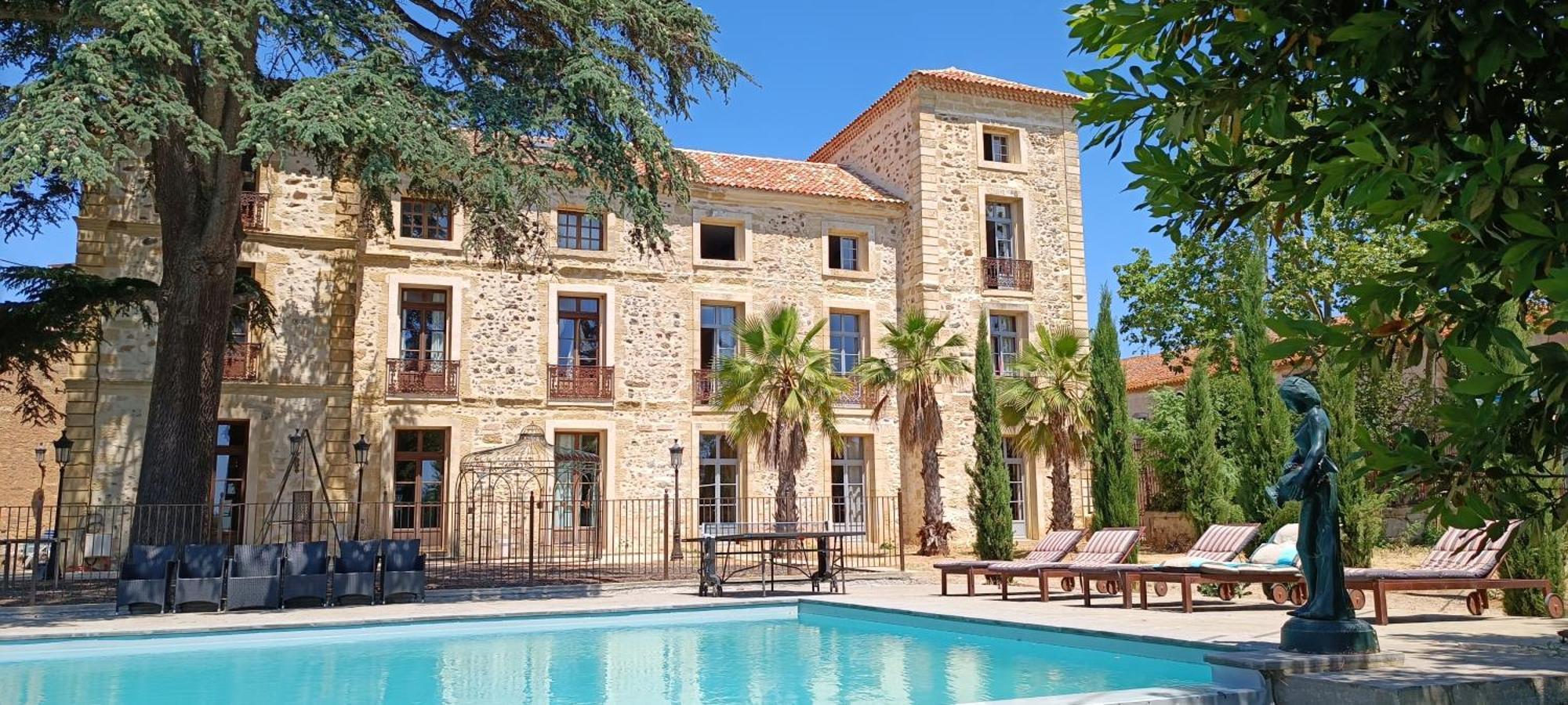 Domaine Les Castans Bed and Breakfast Saint-Thibéry Εξωτερικό φωτογραφία